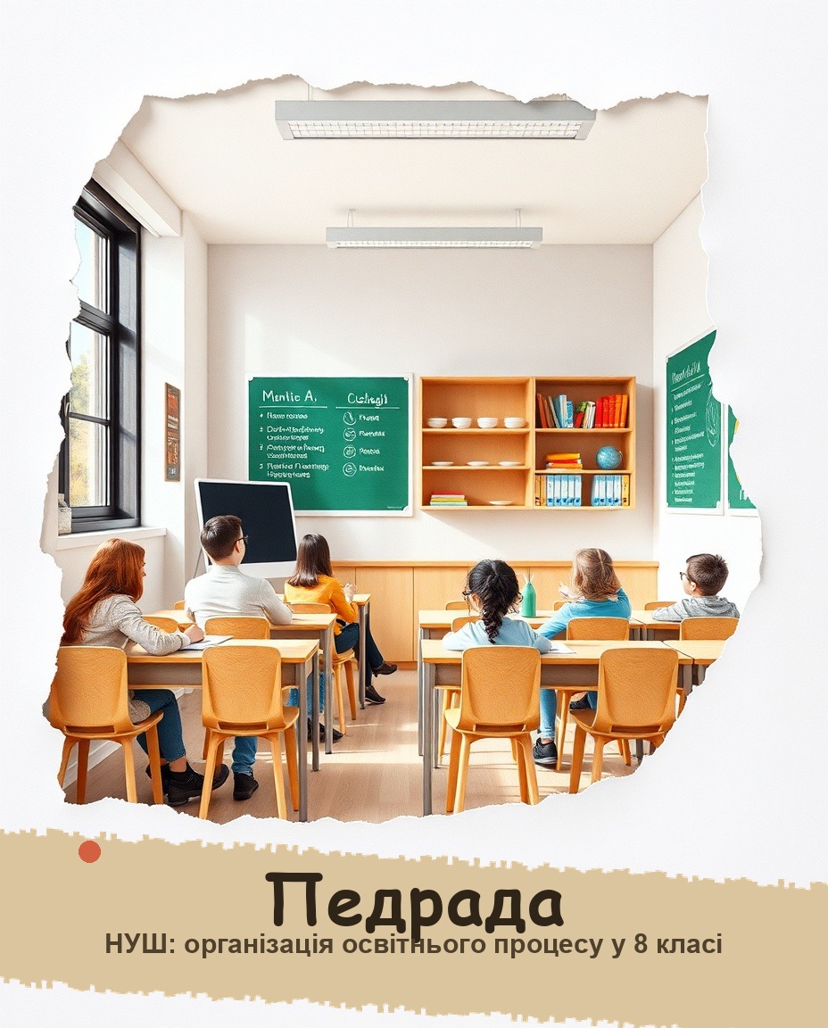 НУШ: організація освітнього процесу у 8 класі