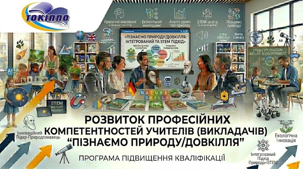 РОЗВИТОК ПРОФЕСІЙНИХ КОМПЕТЕНТНОСТЕЙ УЧИТЕЛІВ (ВИКЛАДАЧІВ) “ПІЗНАЄМО ПРИРОДУ/ДОВКІЛЛЯ”
