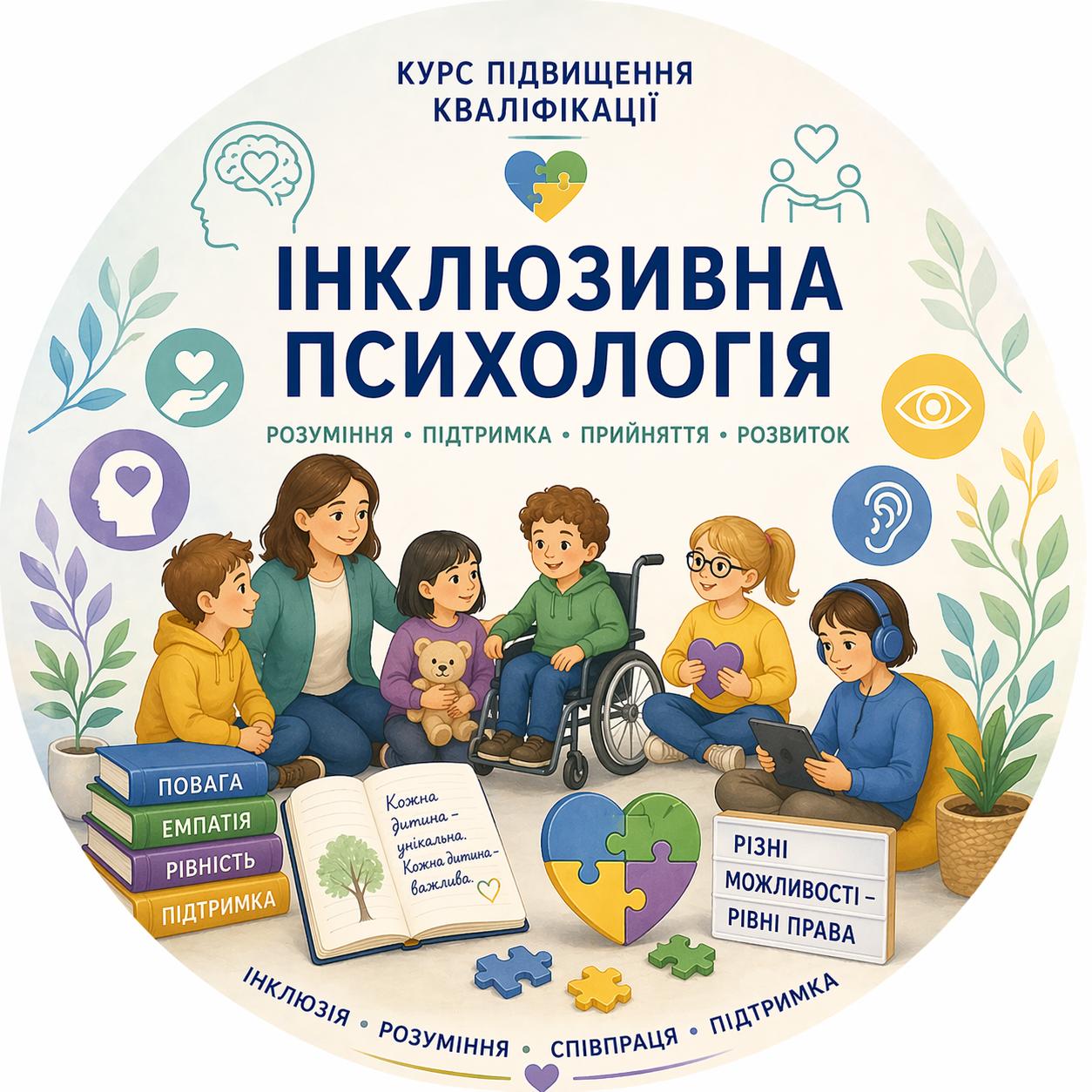 ПРОГРАМА підвищення кваліфікації педагогічних працівників закладів загальної середньої освіти   «ІНКЛЮЗИВНА ПСИХОЛОГІЯ»