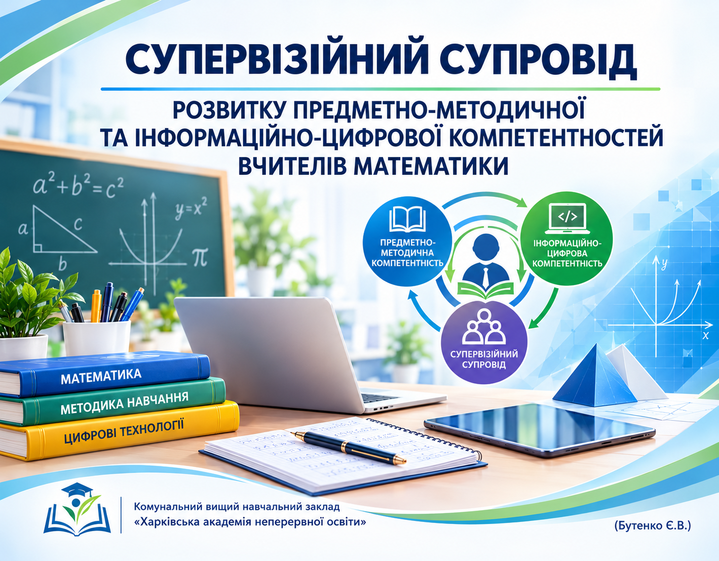 СУПЕРВІЗІЙНИЙ СУПРОВІД РОЗВИТКУ ПРЕДМЕТНО-МЕТОДИЧНОЇ ТА ІНФОРМАЦІЙНО-ЦИФРОВОЇ КОМПЕТЕНТНОСТЕЙ ВЧИТЕЛІВ МАТЕМАТИКИ