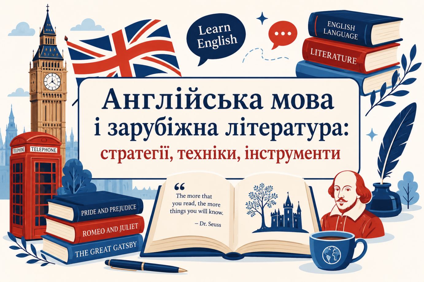 Англійської мова і зарубіжна література: стратегії, техніки, інструменти.