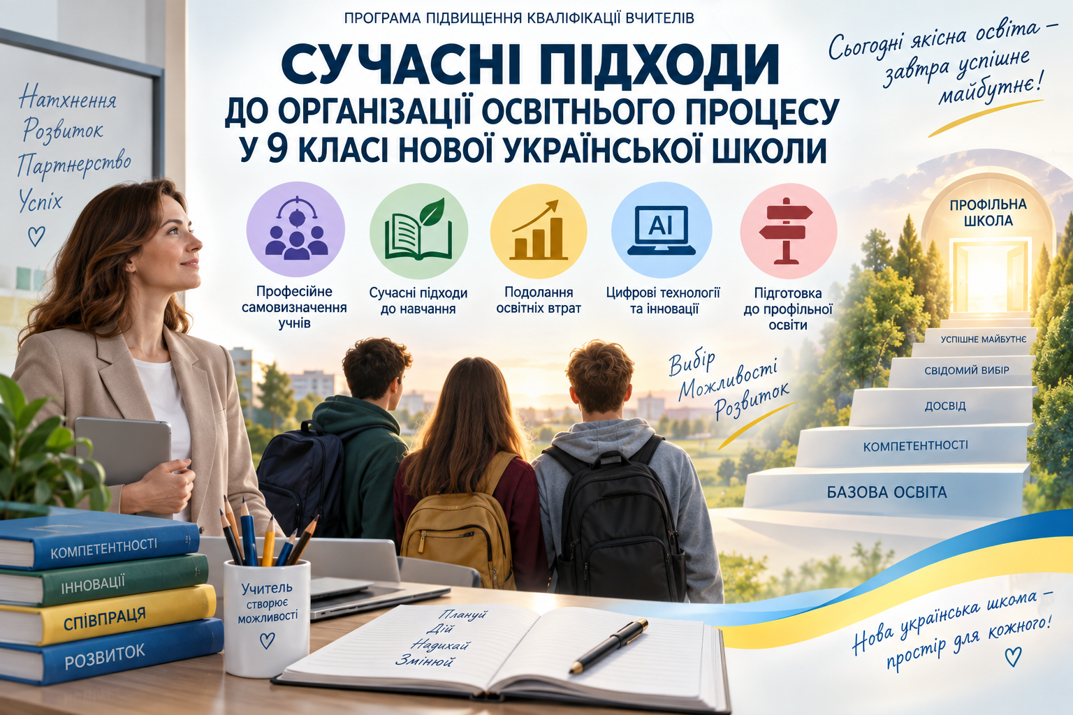 Сучасні підходи до організації освітнього процесу у 9 класі Нової української школи