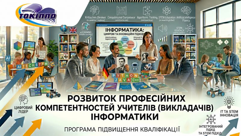 РОЗВИТОК ПРОФЕСІЙНИХ КОМПЕТЕНТНОСТЕЙ УЧИТЕЛІВ (ВИКЛАДАЧІВ) ІНФОРМАТИКИ