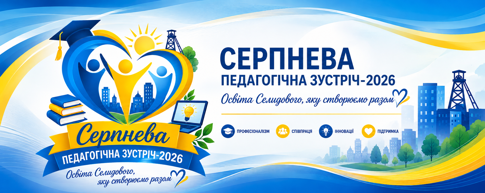 Серпнева зустріч-2026 «Освіта Селидового, яку створюємо разом»