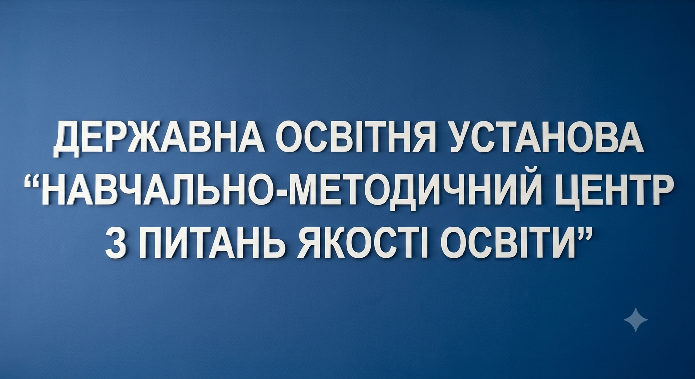 Державна освітня установа "Навчально-методичний центр з питань якості освіти"